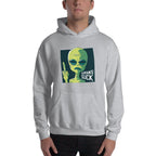 Humans Suck Alien Unisex Hooded Sweatshirt — detail view 4