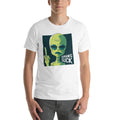 Humans Suck Alien Half Sleeve T-Shirt — White (2)