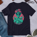 Alien Gangsta Half Sleeve T-Shirt — Navy