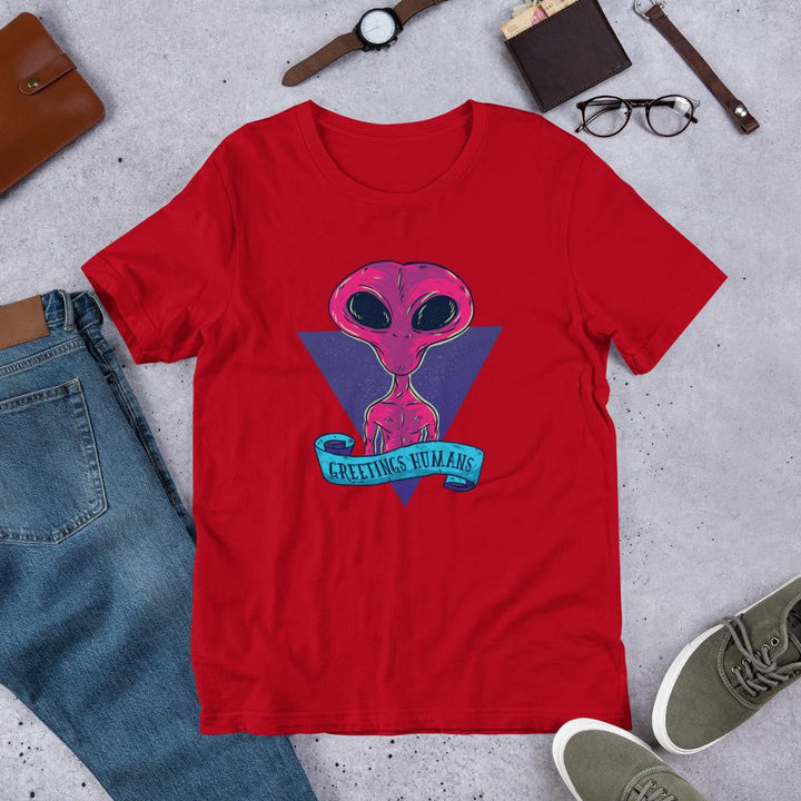 Greetings Humans Half Sleeve T-Shirt