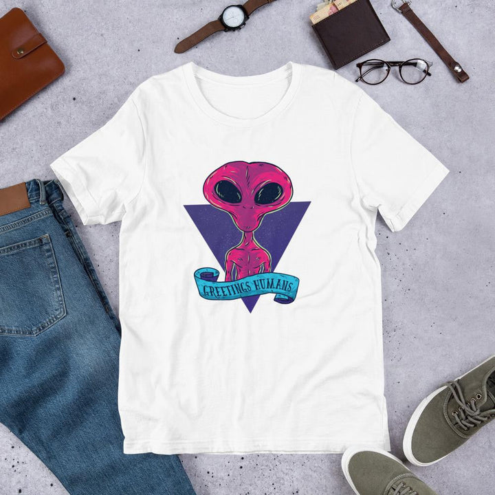 Greetings Humans Half Sleeve T-Shirt