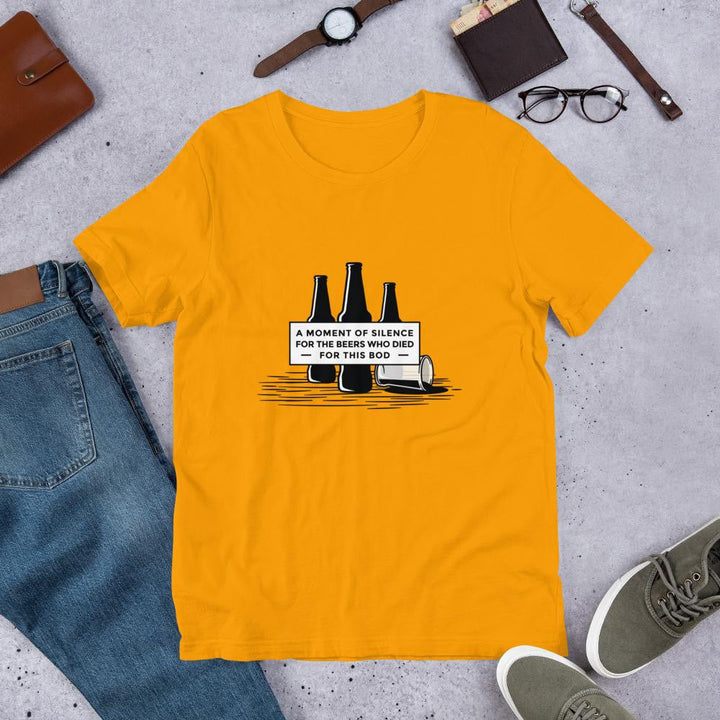 Beer Quote Half Sleeve T-Shirt