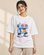 Cuddle Oversized French Terry T-Shirt #Adorabots