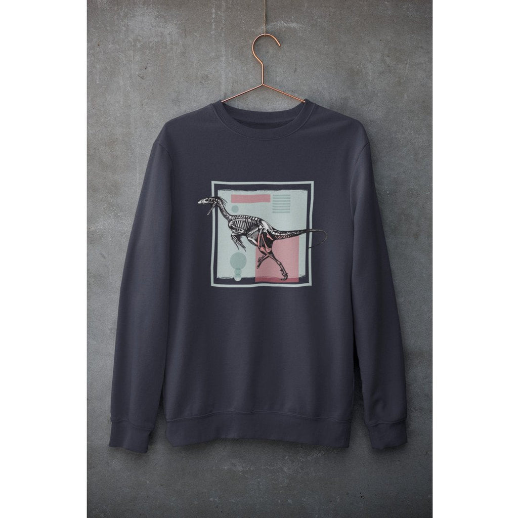 Dromaeosaurus Unisex Sweatshirt — Navy