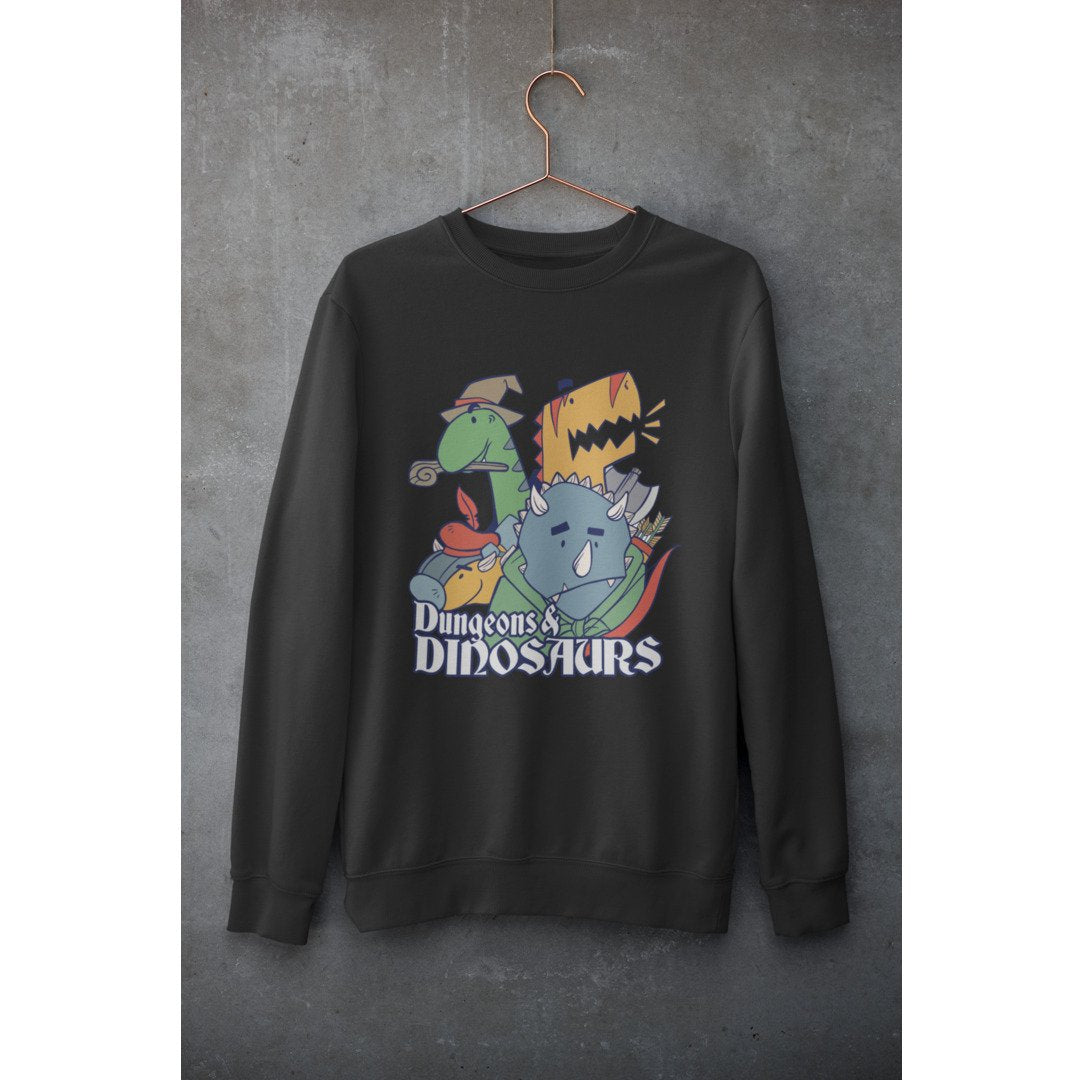 Dungeons & Dinosaurs graphic sweatshirt – Fourth Dimension Club