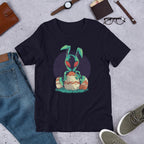 Easter Alien Half Sleeve T-Shirt — Navy