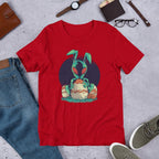 Easter Alien Half Sleeve T-Shirt — Red