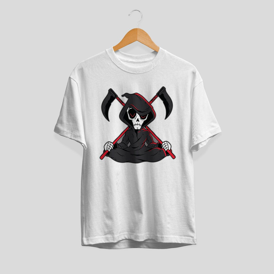 Grim Reaper Scythe graphic tee – Fourth Dimension Club