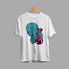 High Alien Half-Sleeve T-Shirt — White