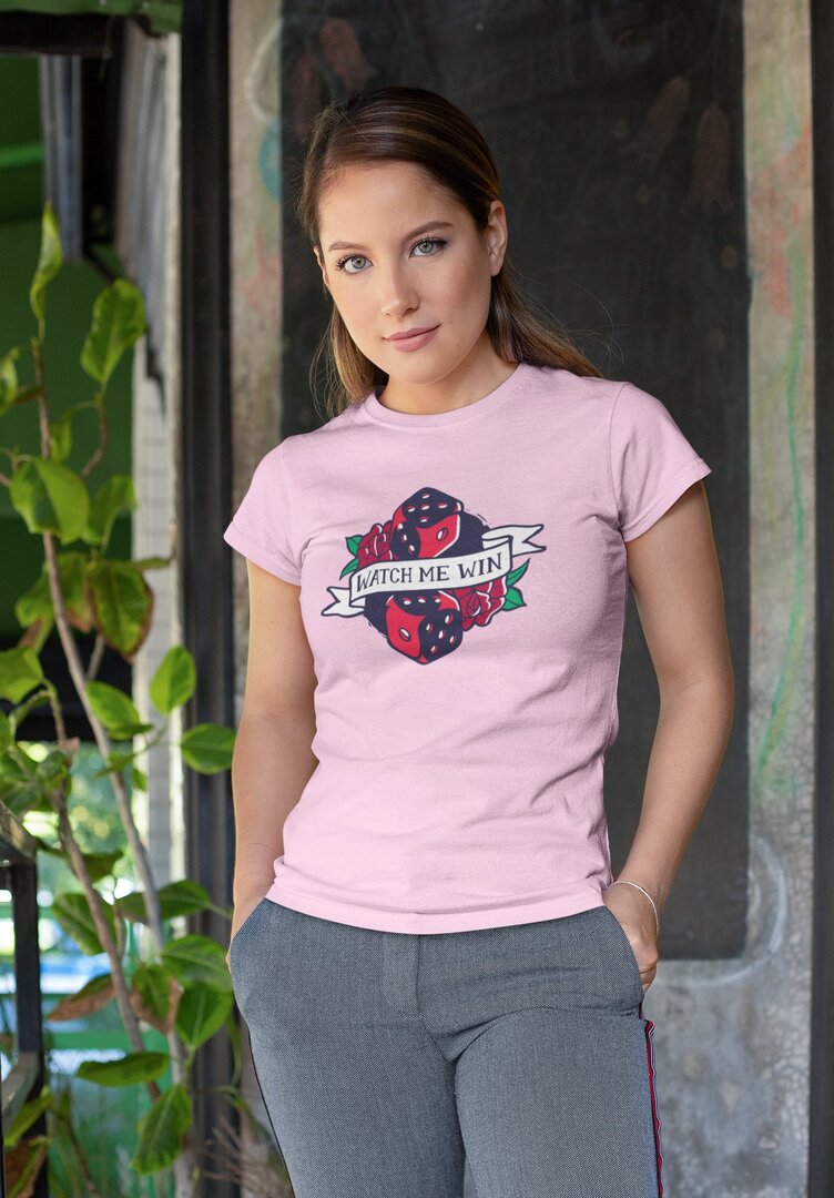 Watch Me Win Half Sleeve T-Shirt — Women