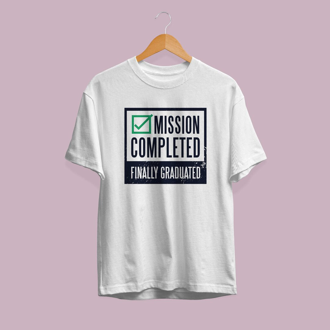 Finally Graduated graphic tee – Fourth Dimension Club