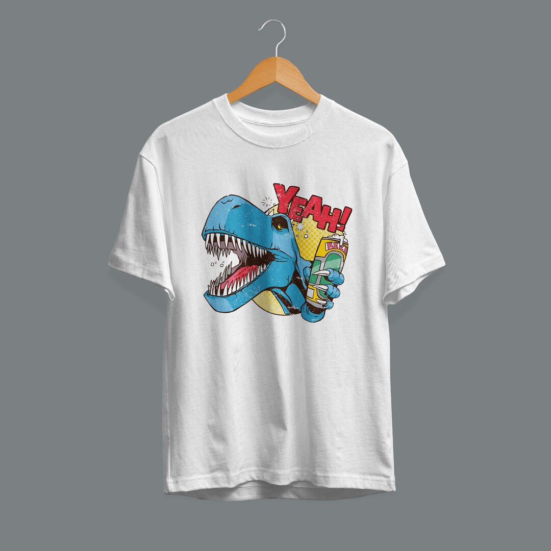 Drunk Dino graphic tee – Fourth Dimension Club