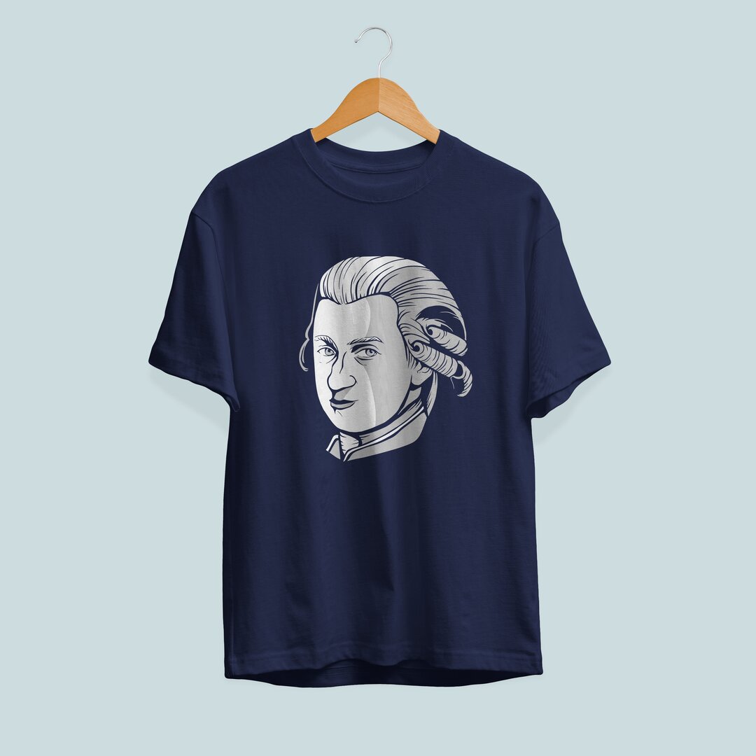 Mozart graphic tee – Fourth Dimension Club