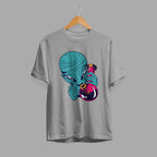 High Alien Half-Sleeve T-Shirt — Grey