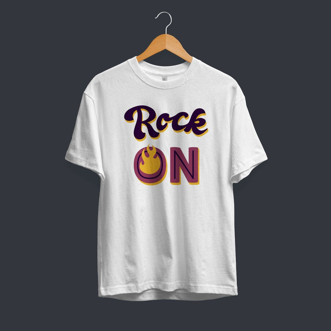 Rock On graphic tee – Fourth Dimension Club