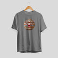 Jupiter Cartoon Half-Sleeve T-Shirt — Grey