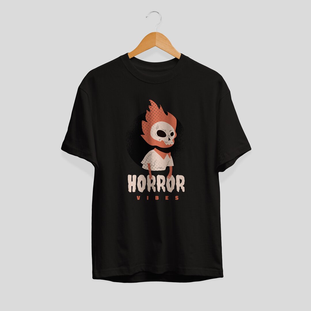 Horror Vibes graphic tee – Fourth Dimension Club
