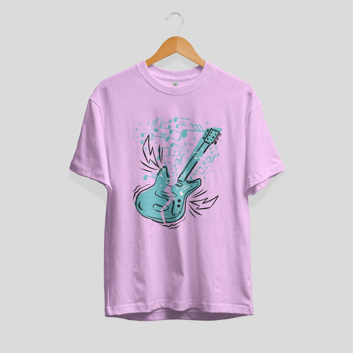 Guitar Music Half Sleeve T-Shirt