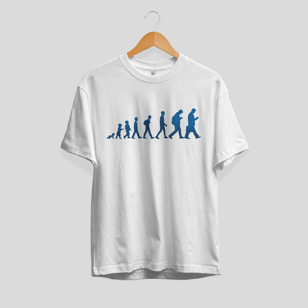 Human Evolution graphic tee – Fourth Dimension Club