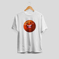 Mercury Cartoon Half-Sleeve T-Shirt — White