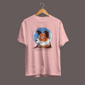 Laika 1957 Half Sleeve T-Shirt — Baby Pink