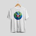 Earth Cartoon science tee front graphic – Fourth Dimension Club