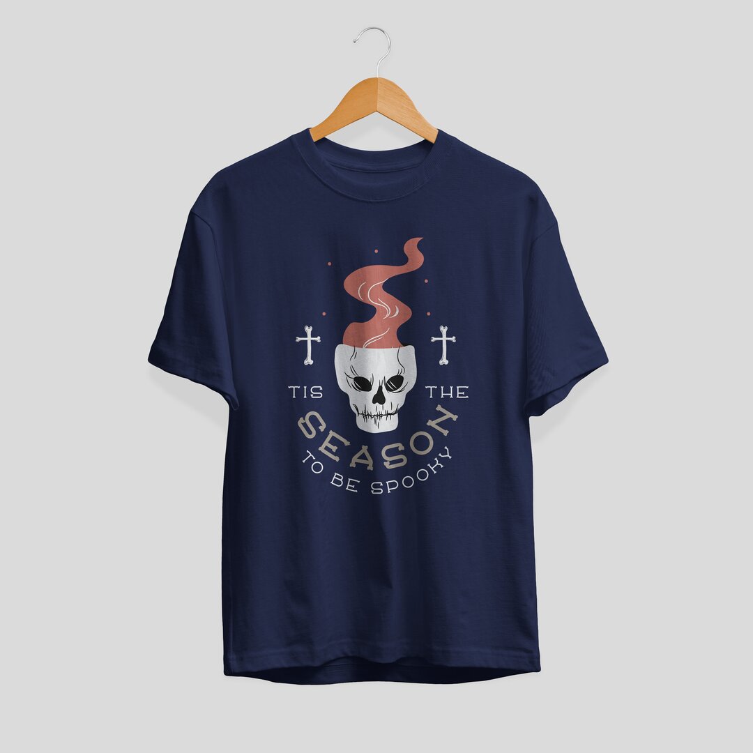 Halloween Skull graphic tee – Fourth Dimension Club