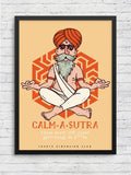 Calm-A-Sutra framed poster – Fourth Dimension Club