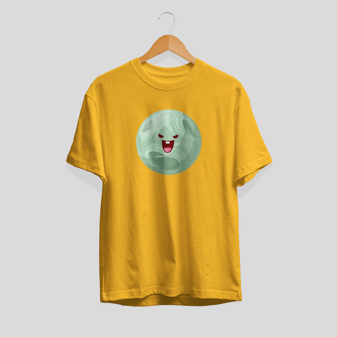 Venus Cartoon science tee front graphic – Fourth Dimension Club