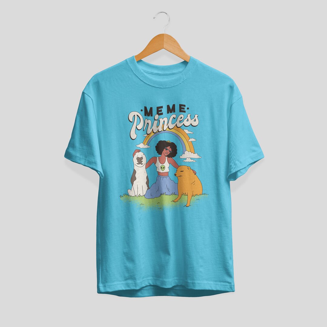 Meme Princess graphic tee – Fourth Dimension Club