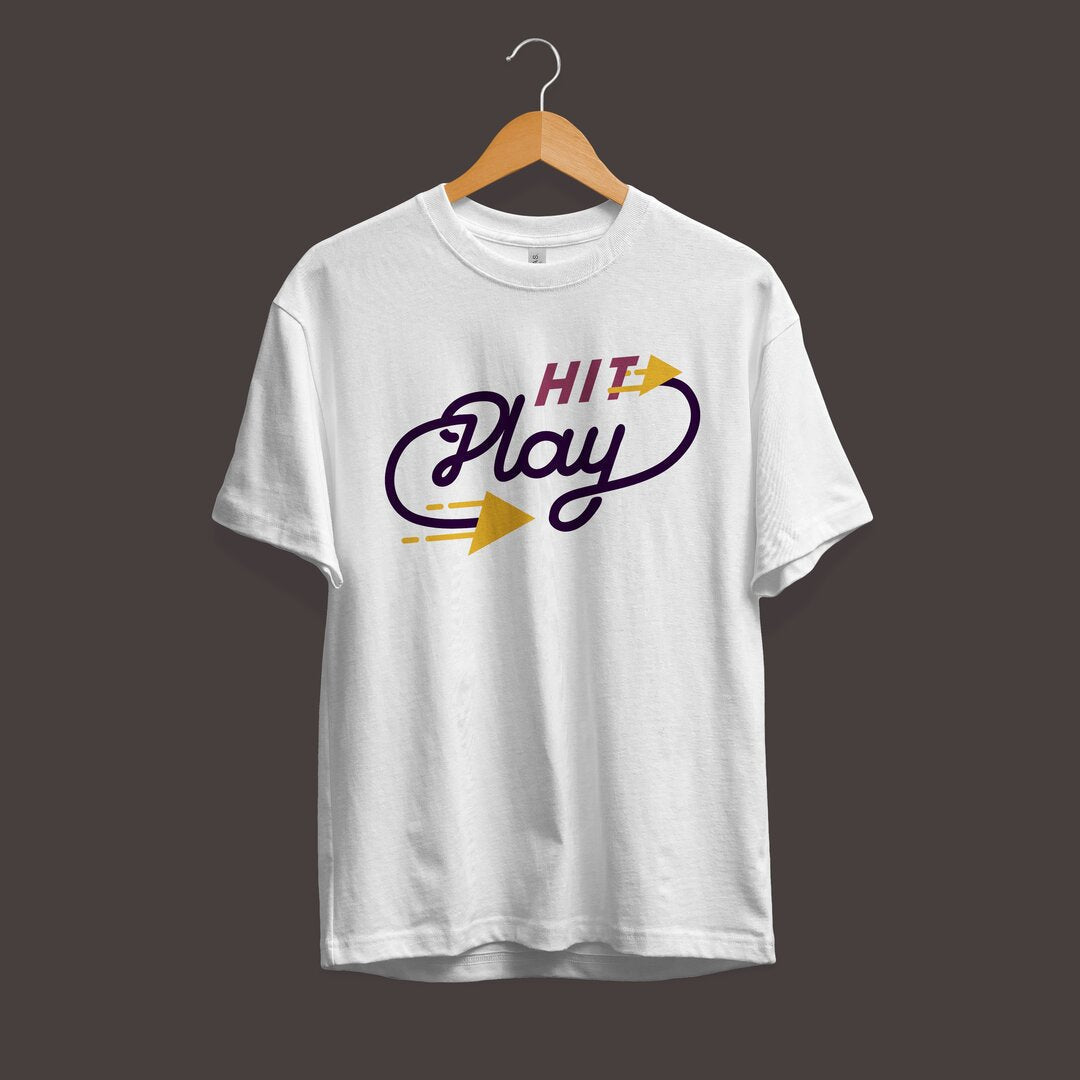 Hit Play graphic tee – Fourth Dimension Club