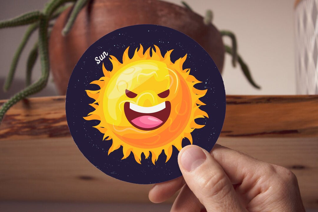 Our Solar System Coasters — back view