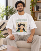 Ada Lovelace Oversized French Terry T-Shirt #GeniusDoodles