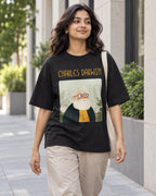 Charles Darwin Oversized French Terry T-Shirt #GeniusDoodles