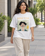 Nikola Tesla Oversized French Terry T-Shirt #GeniusDoodles