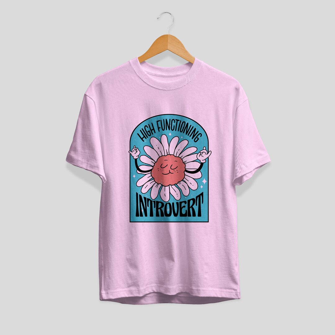 High Functioning Introvert graphic tee – Fourth Dimension Club