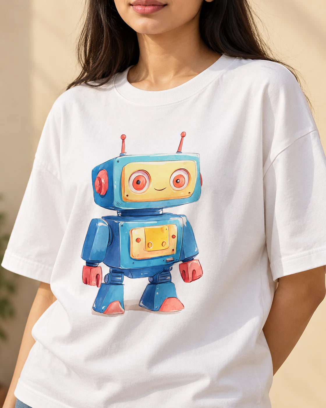 Jolly Oversized French Terry T-Shirt #Adorabots