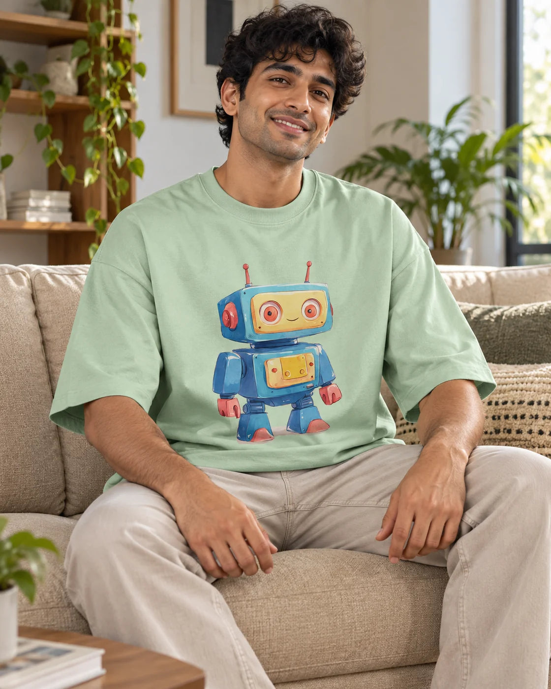 Jolly Oversized French Terry T-Shirt #Adorabots
