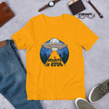Alien spaceship graphic tee front view – Fourth Dimension Club
