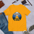Alien spaceship graphic tee front view – Fourth Dimension Club