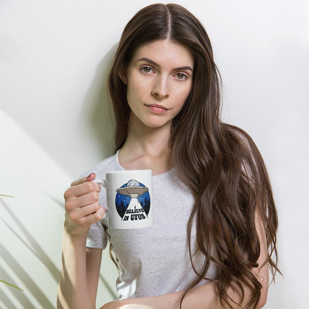 Alien Spaceship Coffee Mug — detail view 5
