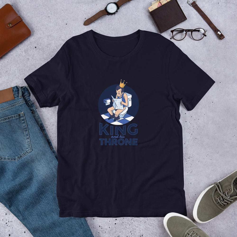 King Throne Half Sleeve T-Shirt — Navy
