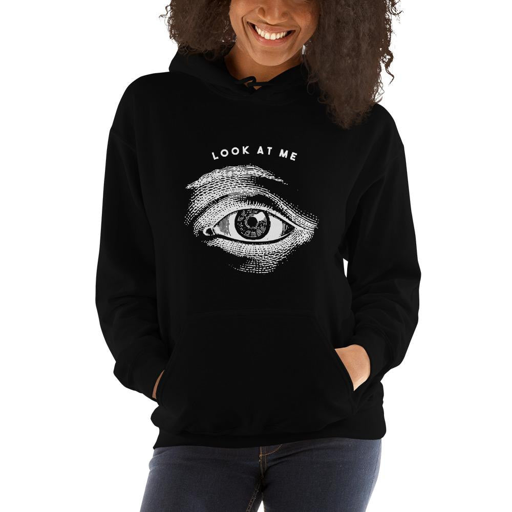 Look At Me Unisex Hooded Sweatshirt — detail view 3