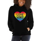 Love Wins Unisex Hooded Sweatshirt — detail view 5