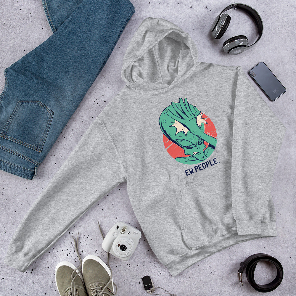 Alien Facepalm hoodie graphic – Fourth Dimension Club