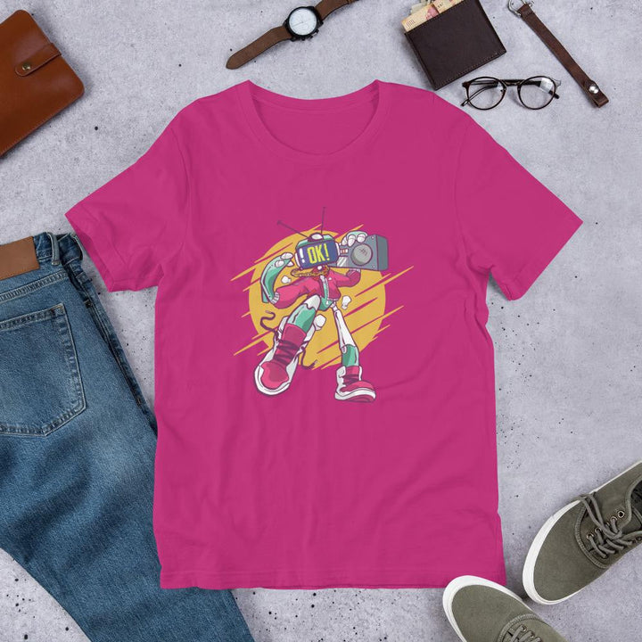 Robot Boombox Half Sleeve T-Shirt