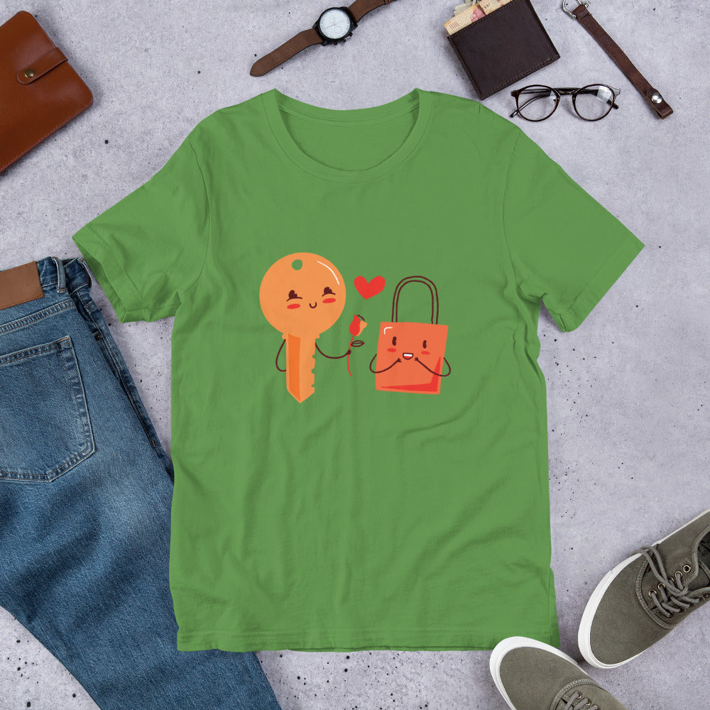 Key & Lock Love graphic tee – Fourth Dimension Club