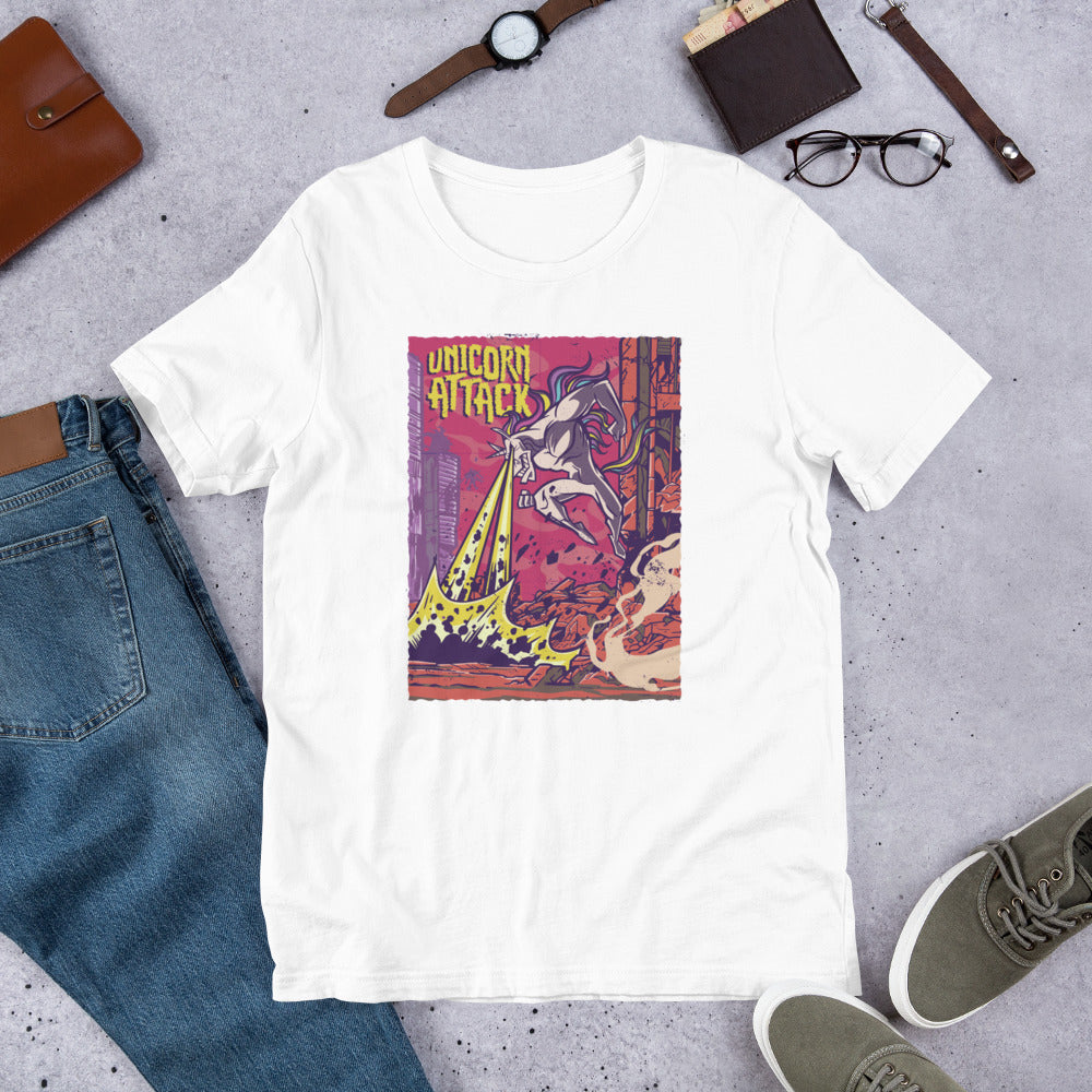 Unicorn Attack graphic tee – Fourth Dimension Club