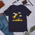 I'm Offline Half -Sleeve T-Shirt — Navy
