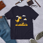 I'm Offline Half -Sleeve T-Shirt — Navy